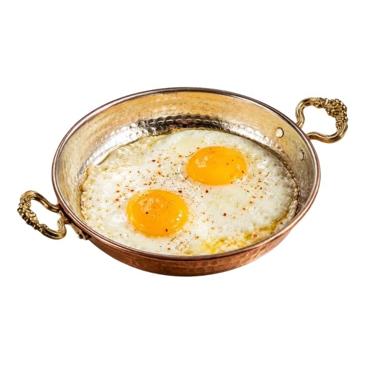 Fried Eggs in a Pan